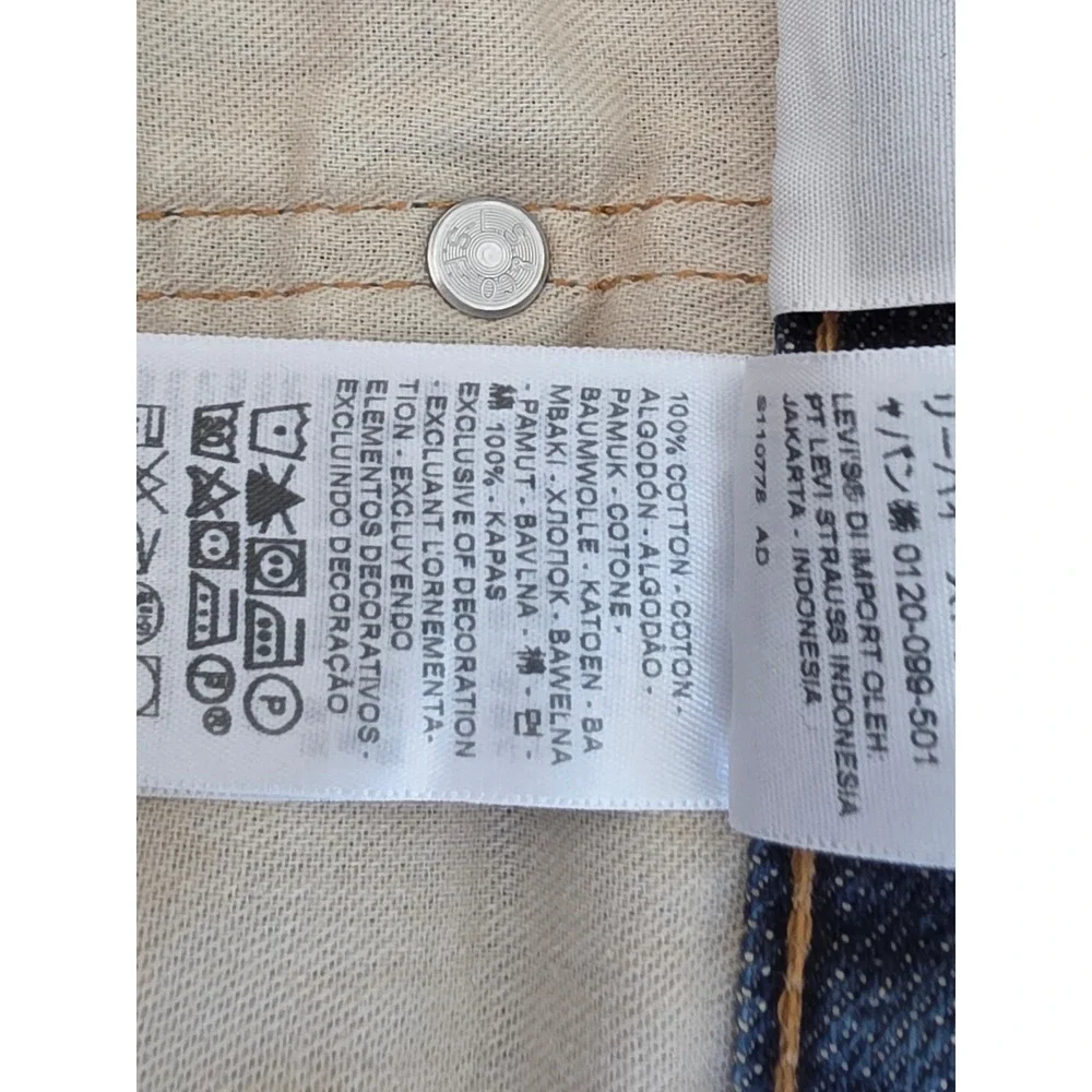 Levi Strauss 559 Relaxed Fit Straight Leg Jeans Mens‎ Blue Denim Size 42x32